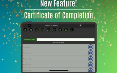 New Feature: Certificate of Completion!